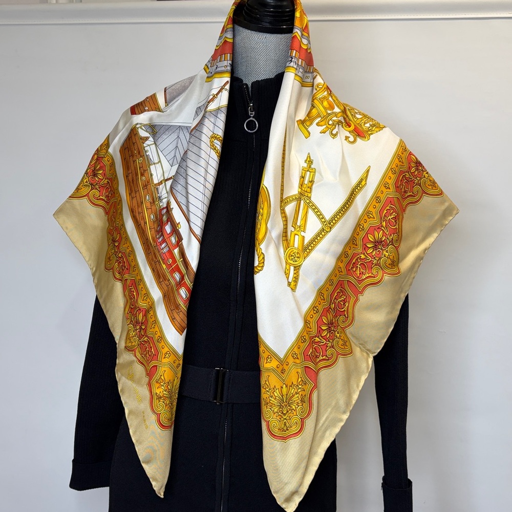 Celin Silk Scarf - Picture 14 of 16